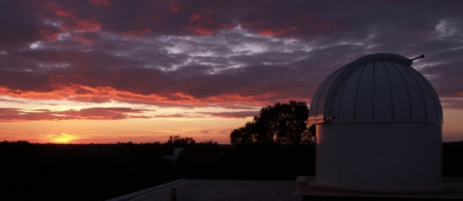 CUPOLA PER OSSERVATORIO CON CILINDRO BIANCA - ColumbiaOptics